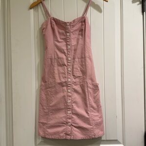 Abercrombie Cotton button-down dress with pockets